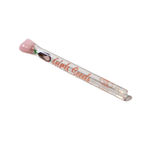 Piteira de Vidro Bocal Rosa